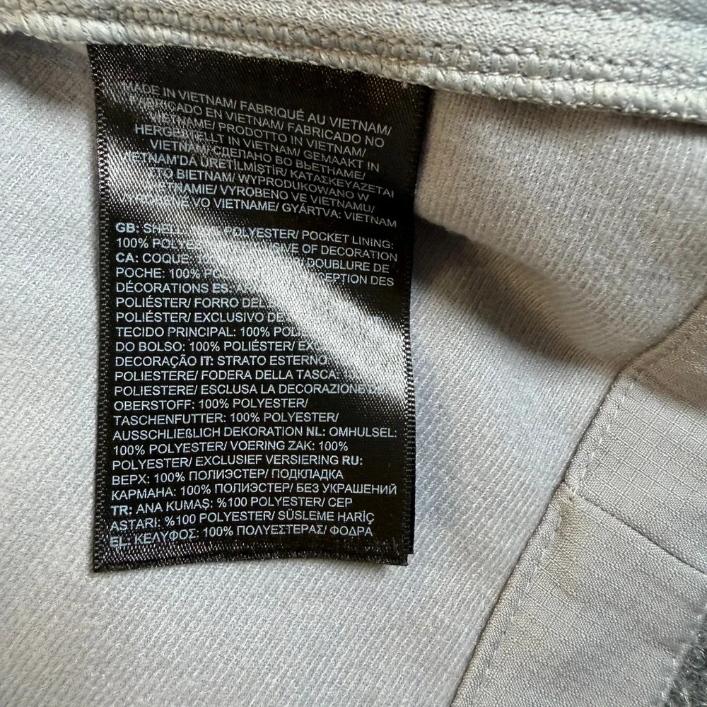 The North Face WindWall Soft Shell Jacket Men's XL Gray Black Full Zip #3264